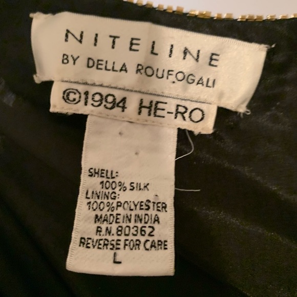 Vintage Beaded Silk Blazer - Picture 3 of 5